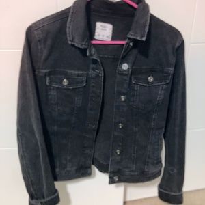 Black Bershka Jean Jacket